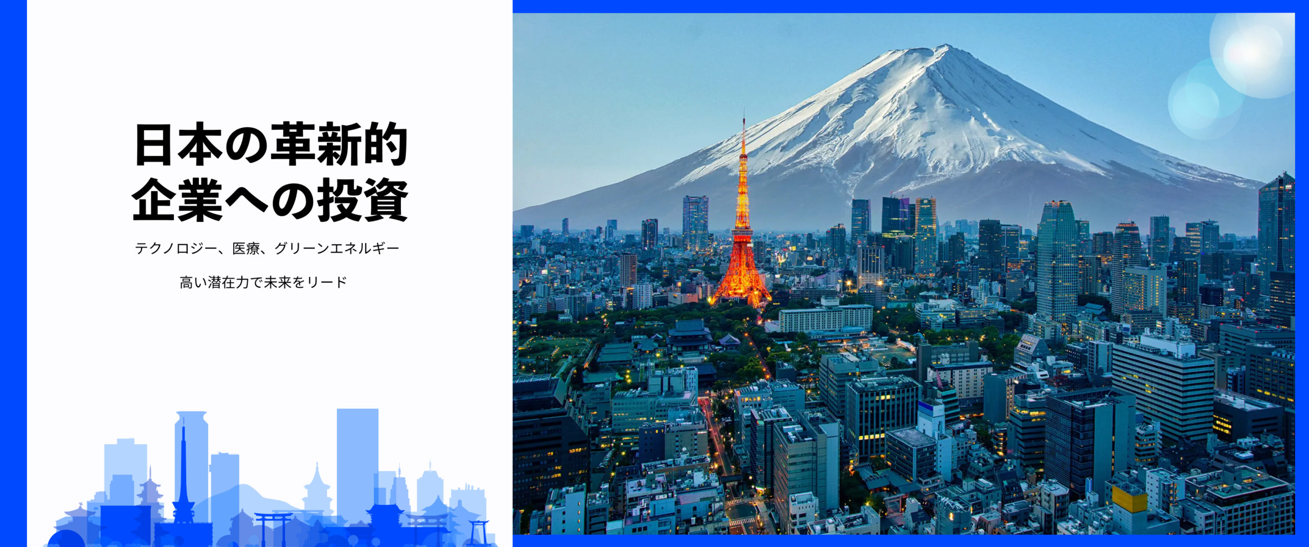 日本の革新的企業への投資